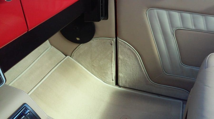 Completely Carpeted In Mercedes Benz German Velour